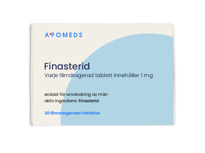 Finasterid 1mg 30 filmdragerade tabletter